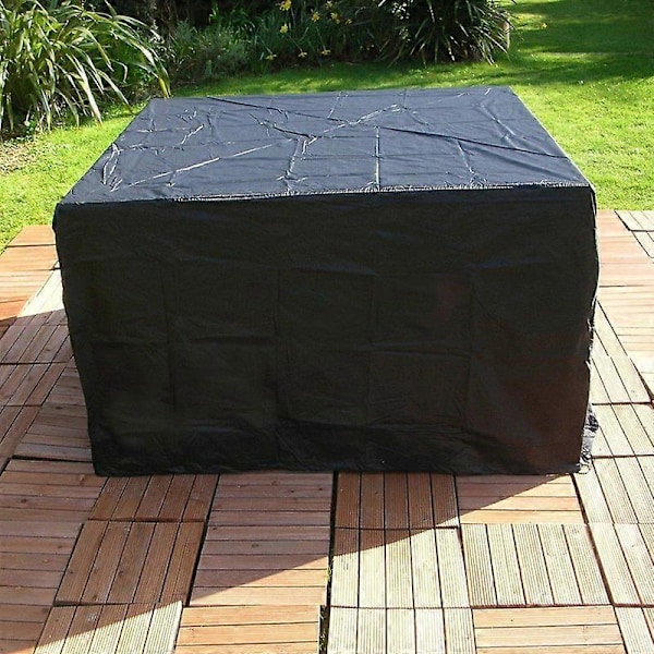 Havemøbelovertræk 240*136*88cm, Rektangulært Havebordsovertræk, Møbelbeskyttelsesovertræk Havepresenning Vandtæt Anti-UV, 210D Oxford Stof Udendørs