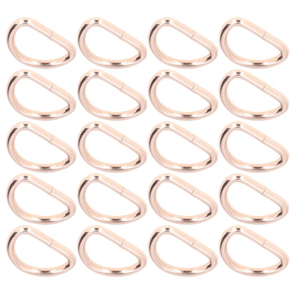 20 st Guld D-ringar 4x38x23mm Starka Hållbara för DIY Hantverk Väskor Plånböcker Armband