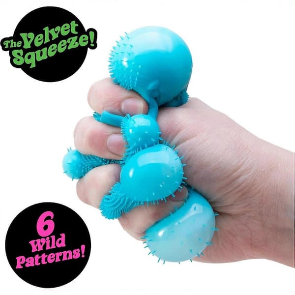 Fuzz Wild Cats Squishy Ball Blød Strækbar Klemmelegetøj, Sød Kat med Hjerteformede Solbriller pink