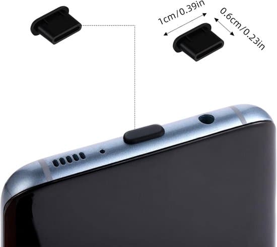 20 Type-C silikonpölysuoja - pölytiiviit tulpat - USB-C-liitännän suojus