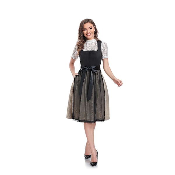 Oktoberfest-asut Naiset Dirndl-mekot 3 kpl Saksalaiset Oktoberfest-mekot Baijerilainen asu Olutkarnevaaliasut 34
