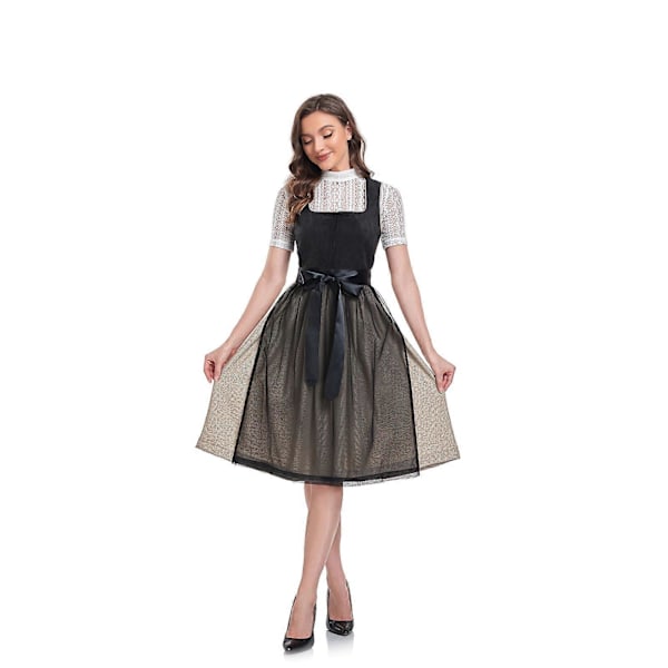 Oktoberfest-asut Naiset Dirndl-mekot 3 kpl Saksalaiset Oktoberfest-mekot Baijerilainen asu Olutkarnevaaliasut 34