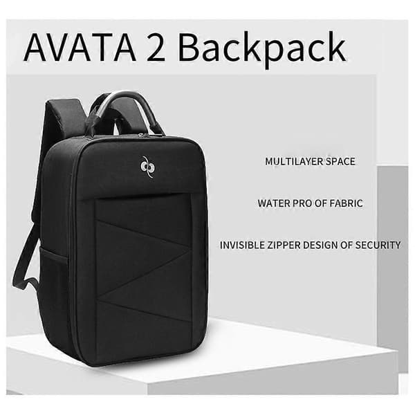 For DJI Avata 2 Backpack UAV Storage Bag for DJI Avata 2 Remote Control Storage Case Svart