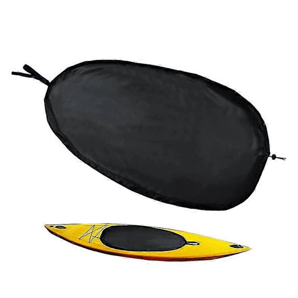 UV60+ 420D Oxford Kajak Cockpit Cover Justerbar Dammsäker Vattentät Kanot Sitsöverdrag (XL: 53.5*26.6 tum)