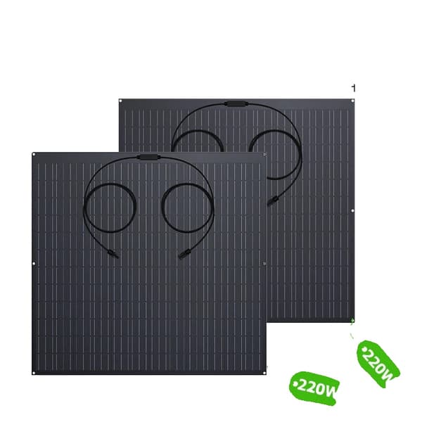 Solpanel, Flexibel Design, Hög Effektivitet, 240W-2