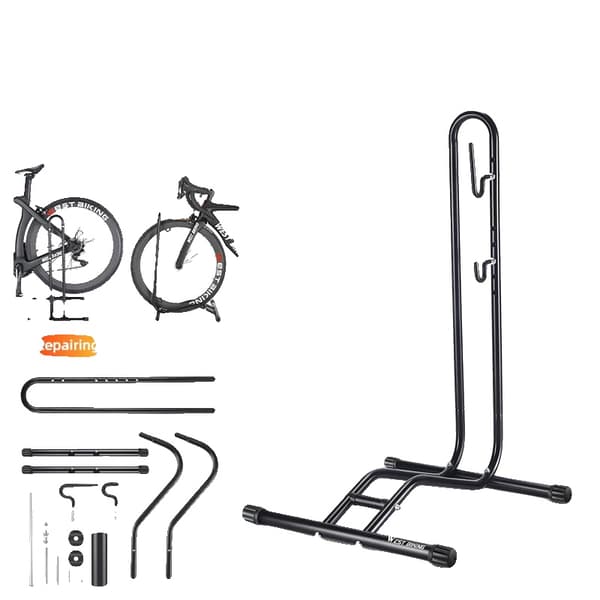 Cykelstativ, Vertikalt Design, Nem Installation, 2 I 1