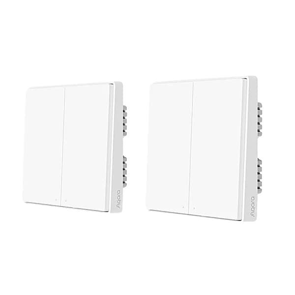 Smart Switch, Zigbee-teknik, Fjärrkontroll, D1Med Neutral 2 X2-a