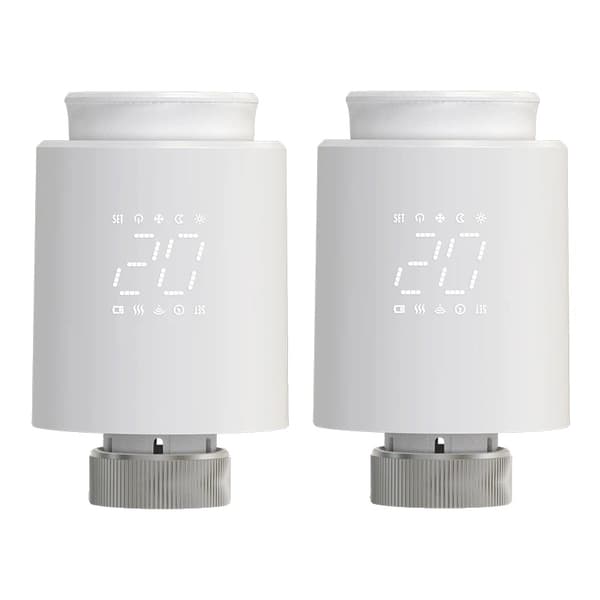 Termostatisk radiatorventil, smart styrning, energieffektiv, 2PCS