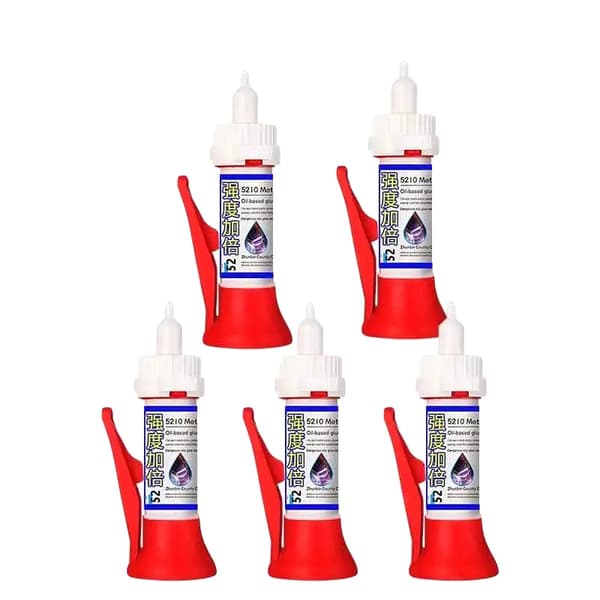 Universel Klæbemiddel, Øjeblikkelig Binding, Multi-Material Anvendelser, 5pcs