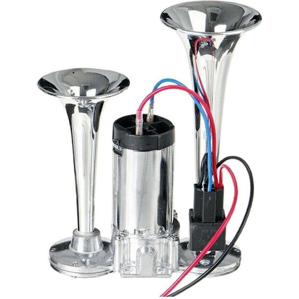 Bil Airhorn, 600db Lydstyrke, Dobbelt Tragt, Universel Montering, 12V