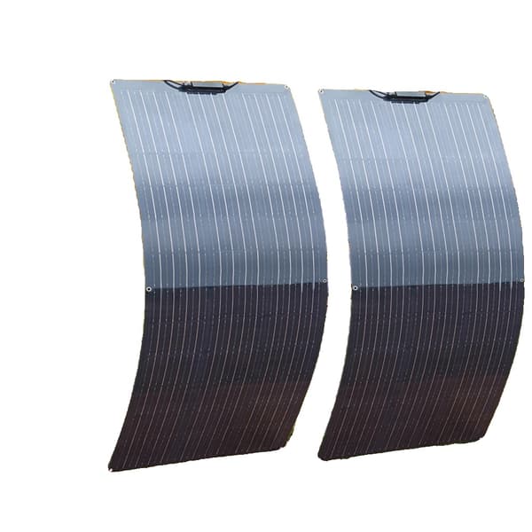Solpanel, Fleksibelt Design, Høj Effektivitet, 2stk 100w