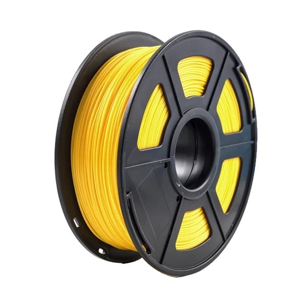 3D-printer filament, PETG-material, nem printning, Gul