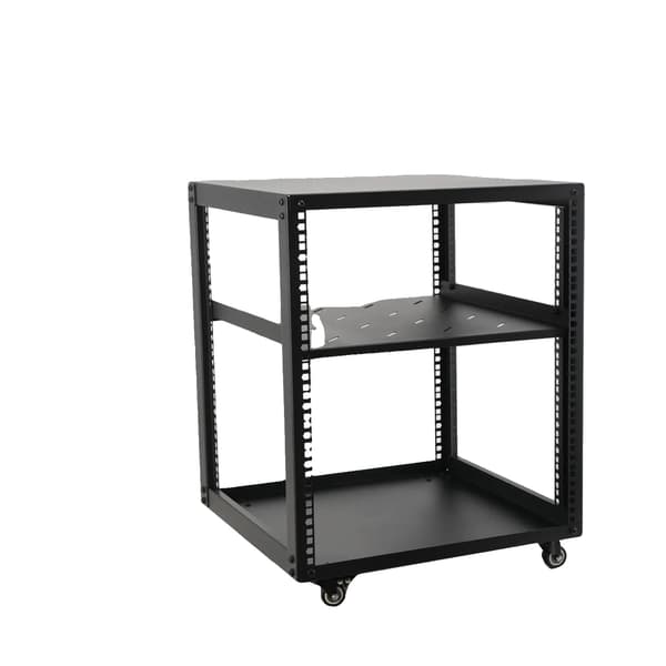 Åben Ramme Server Rack, Justerbar Dybde, Mobil Design, Pladsbesparende