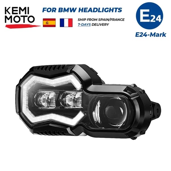 Motorcykel LED-forlygte samling, DOT godkendt, passer til flere BMW-modeller, E24 forlygter E24 headlights E24 headlights