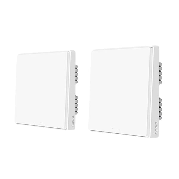 Smart Switch, Zigbee-teknik, Fjärrkontroll, D1Med Neutral 1 X2