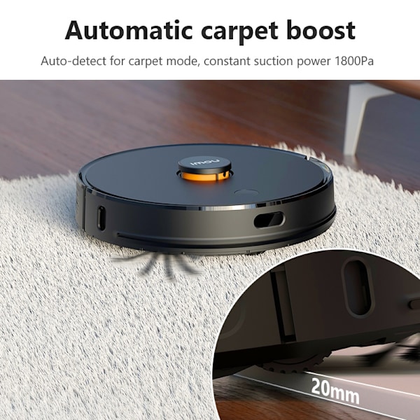 Hög sugkraft robotdammsugare, 6400mAh batteri, LiDAR-navigering,L11 PRO MAX, EU L11 PRO MAX L11 PRO MAX