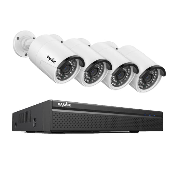 Övervakningssystem, 8-kanals ingång, 4K HDMI-utgång, I71FQ04-a, Ingen-e