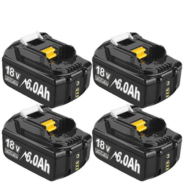 BL1830 Vaihtobatteri, 6000mAh Kapasiteetti, 18V Jännite, 4Paketti 6000Ah