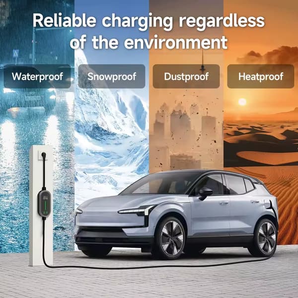EV-laddare, bärbar design, smart appkontroll, justerbar laddningsström, Typ2 5M med app, Typ2 5M med app, TYP2