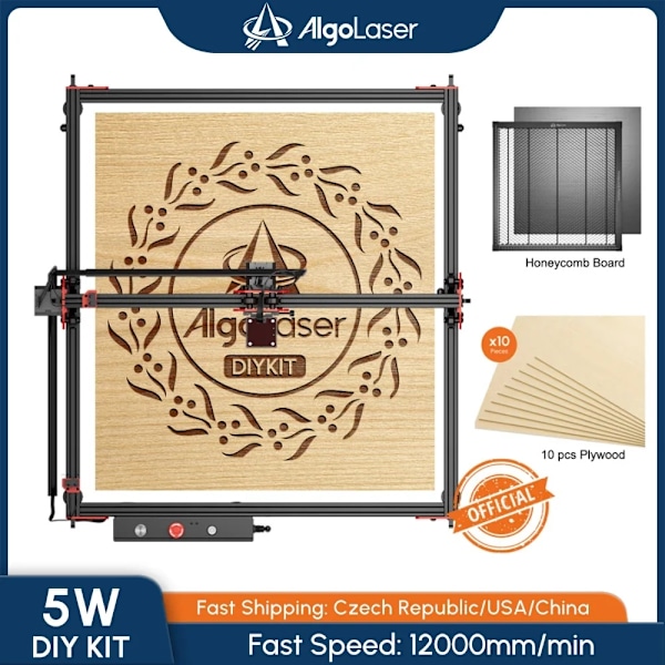 5W Lasergravör, Hög precision 0,04mmx0,09mm, Hastighet 12000mm/min,DIY-KIT Set4DIY-KIT Set4 DIY-KIT Set4 DIY-KIT Set4