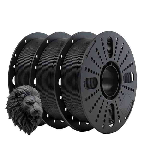 3D-printer filament, PETG-material, 1,75 mm diameter, PETG-3BK