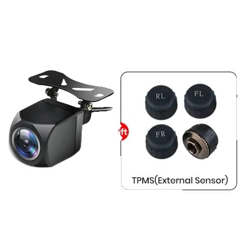 Bakkamera med 1080P opløsning, natvision, kablet forbindelse, HS20 TPMS