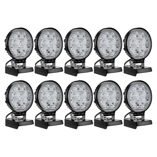 LED Arbejdslampe, 2000 Lumen, 120°-140° Strålevinkel, 10Pack LED -lys