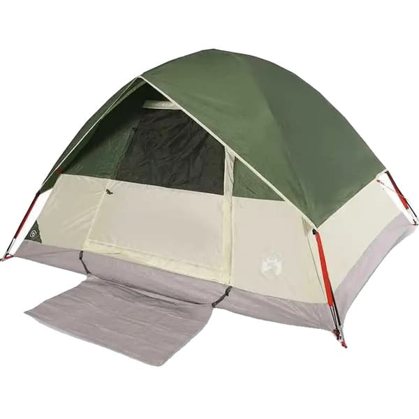 Camping Telt, Plads til 3-4 Brugere, Holdbar Polyesterfiber Konstruktion, MULTI