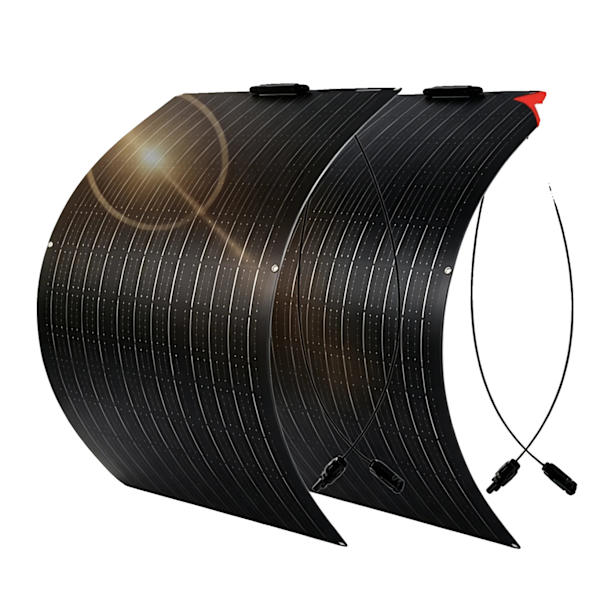 Solpanel, Fleksibelt Design, Høj Effektivitet, 2stk 110w panel