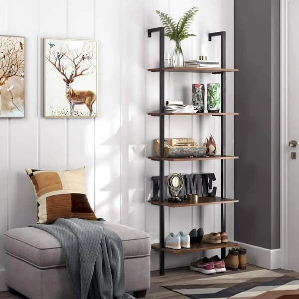 Bokhylla, Industriell Design, Väggmonterad