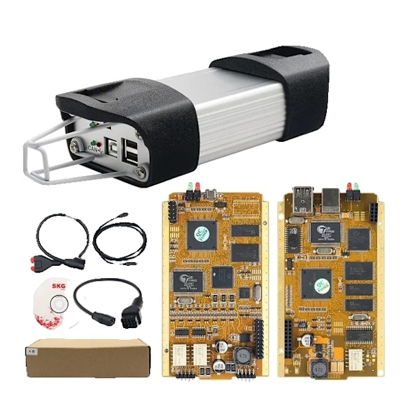 Renault Can Clip OBDII -diagnostiikkaskanneri, täysi CYPRESS-ohjelmoija, Reprog V191, AN2131QC AN2131QC AN2131QC