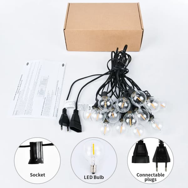LED-valosarja, 30 metrin pituus, lämmin valkoinen