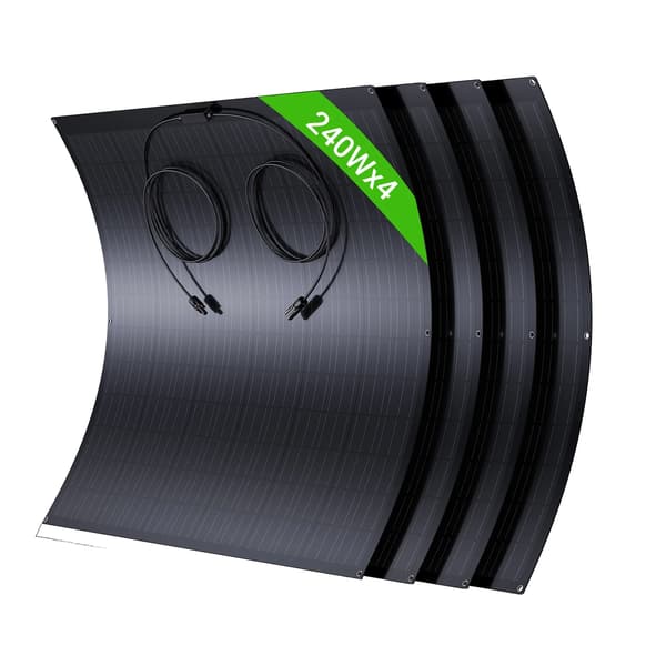 Solkit, Fleksible Paneler, 800W Inverter, 240*4