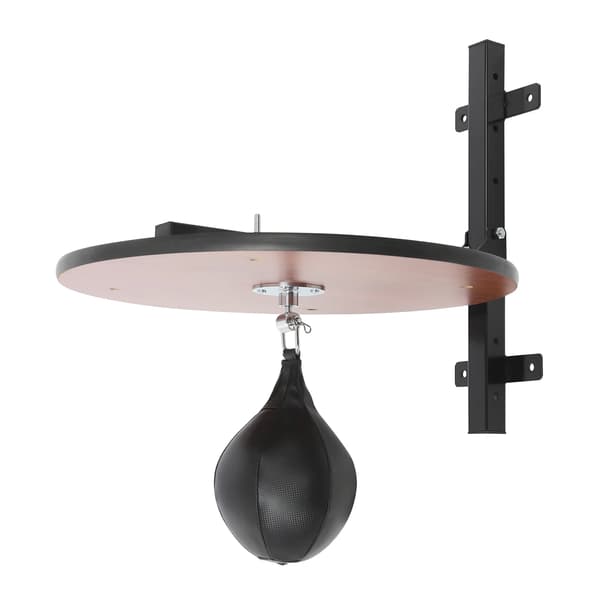 Speed Bag Plattform, Hållbar Konstruktion, Väggmonterad Design, Träfärg