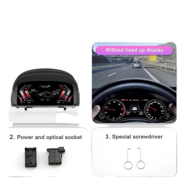 Digitalt Instrument Cluster, 11-Tommer HD Skærm, Trådløs Forbindelse, E84 Carplay