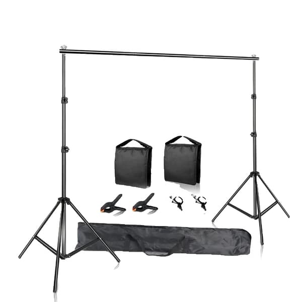 Baggrundsstøttesystem, Justerbar Højde, Kompakt Bærepose, 2.6Mx3M, Ny tilføj Sandbag-a