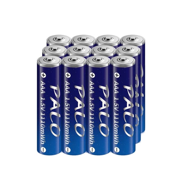Ladattava AAA-akku, USB-lataus, pitkä akunkesto, Vaaleanpunainen