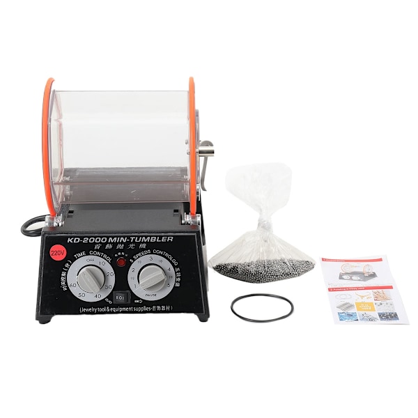 Smykker Vibrator Tumbler, 5 kg Kapacitet, Justerbar Hastighed og Timer