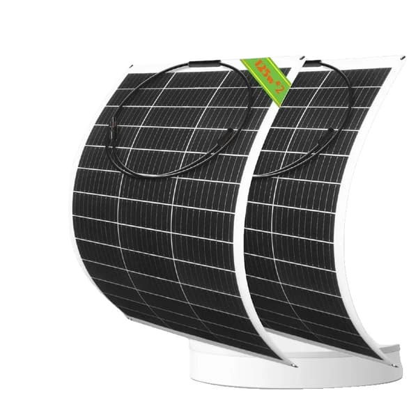 Fleksibel Solpanel, Letvægts, Høj Effektivitet, 2PCS   125W