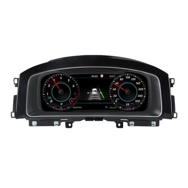 Digitalt instrumentbræt, kompatibelt med Golf MK7/7.5 2013-20, trådløs forbindelse, højopløsningsdisplay, Til Golf 7