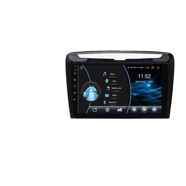 Bil Multimedia System, Smartphone Kompatibilitet, Navigationssystem, kompatibel med Lancia Ypsilon 2012-2020, W1 bagkamera AIPRO