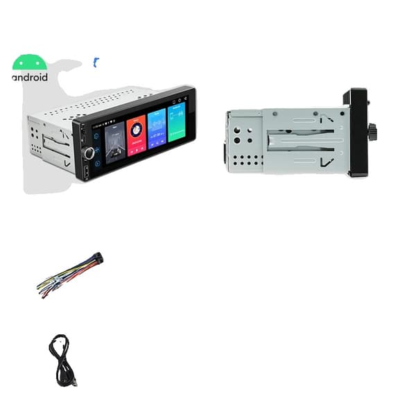 Bilstereo, Pekskärm, USB Typ-C-ingång, 4-64G 12LED KAMERA