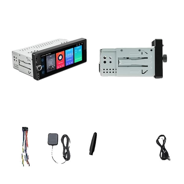 Bilstereo, Pekskärm, USB Typ-C-ingång, 4-64G Carplay