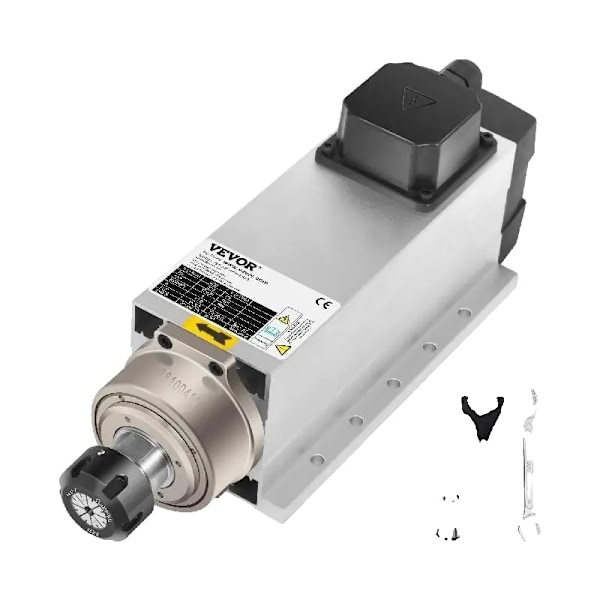 4KW CNC Router Spindelmotor, ER25-spændetang, 18000 omdr./min Luftkølet