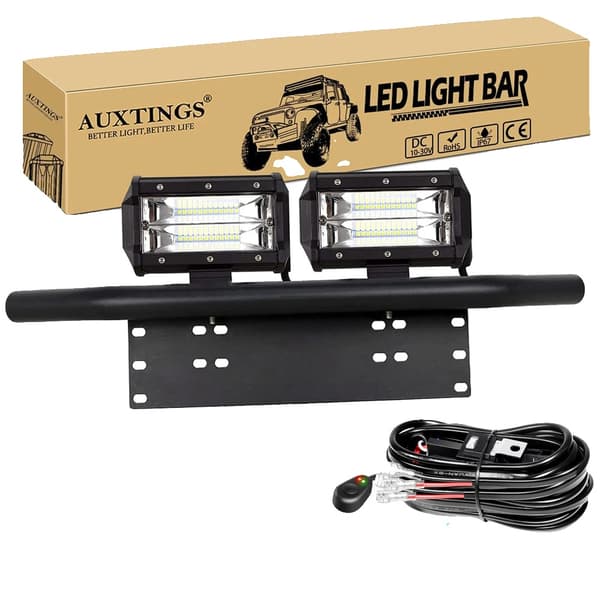 LED-ljusramp, hög ljusstyrka, hållbar konstruktion, 7in 2X72W Tråd