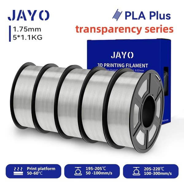 JAYO 3D Filament, 1,75 mm Diameter, 1,1 kg Vikt>,PLAp 5TP