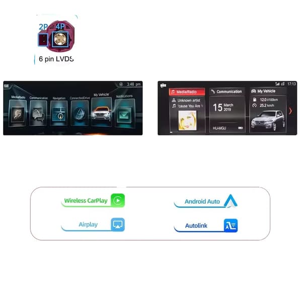 Trådløs CarPlay Android Auto Modul, Understøtter Flere Formater, Plug-and-Play Installation, EVO-system