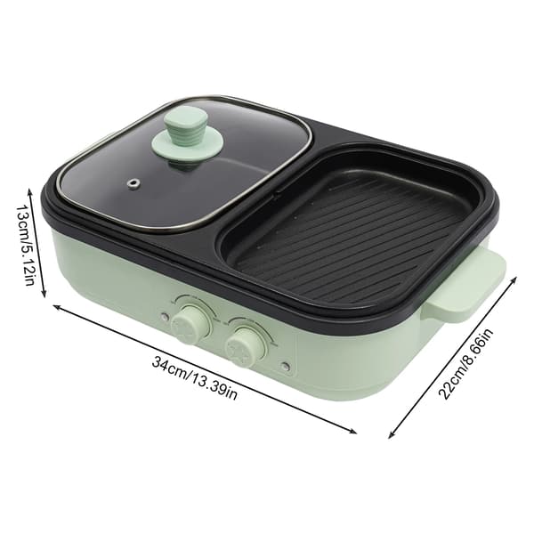 Elektrisk Kokkärl, Dubbel Temperaturkontroll, Kompakt Design