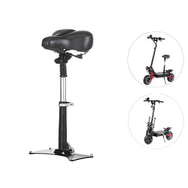 El-scooter sæde, højdejusterbart, åndbart polstring, stødabsorberende design