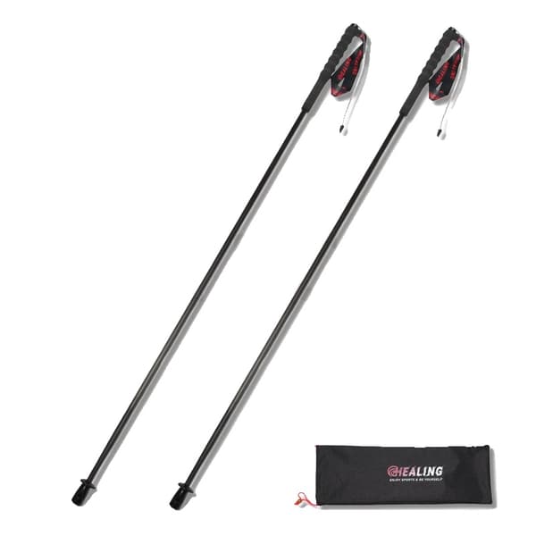 Vandrestave, ultralet, sammenklappeligt design, 130cm (51.2in) 2PCs